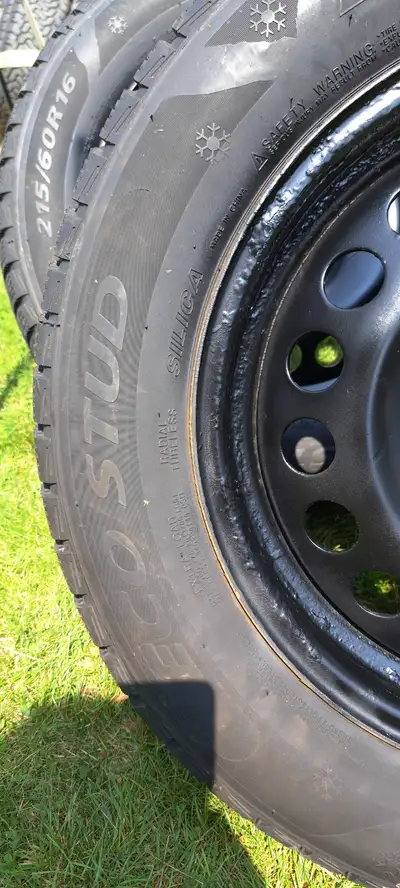 Tires & rims are 2 years old, excellent condition & came off of a Chevy Cruze.