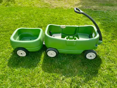 Step 2 Tag along wagon with trailer. Green, View more