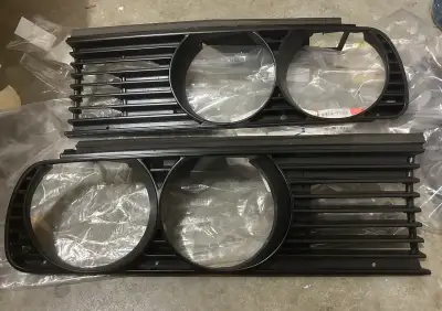 - Euro grille (original BMW) for E30 - part numbers: 51131876091 (left) and 51131876092 (right) - vi...
