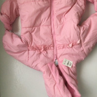 Pretty pink snowsuit 0-6 Months, New with tags