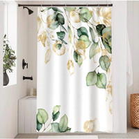 Shower Curtain ( leaf pattern)