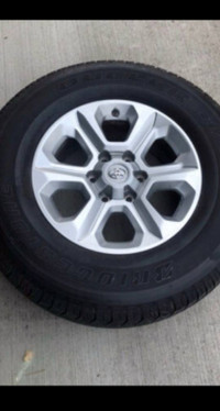 4Runner Toyota new take off alloy wheels and tires 265 70 r17