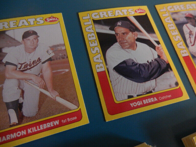 Vintage 1990 Swell Baseball Cards Hall of Famers Lot of 74 Stars in Arts & Collectibles in Oshawa / Durham Region - Image 3