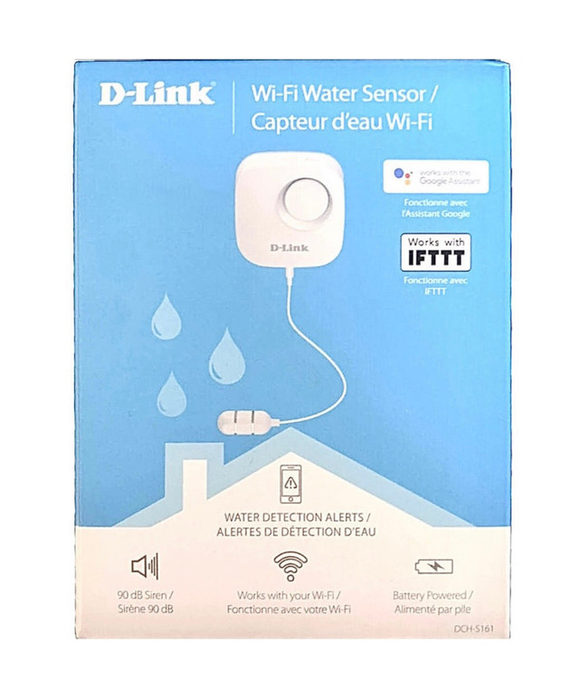 D-Link Wall Mounted Wi-Fi WaterSensor in Other in Oakville / Halton Region