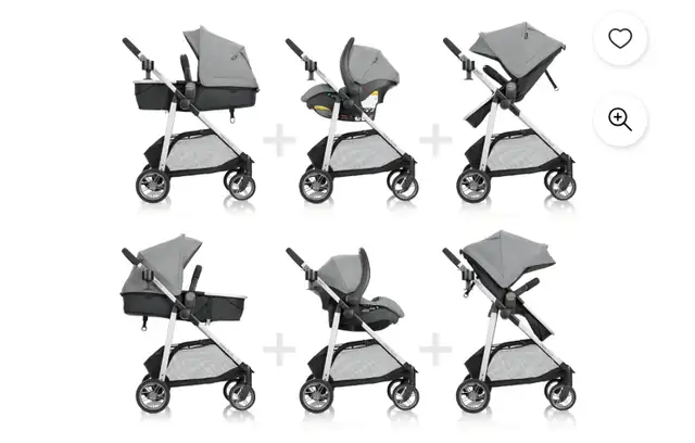Omni Plus Evenflo Stroller in Strollers, Carriers & Car Seats in Edmonton - Image 2