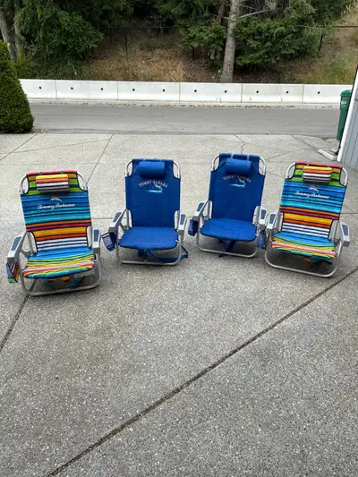 Tommy Bahama 5 position Beach Chairs ($50 all four), View more