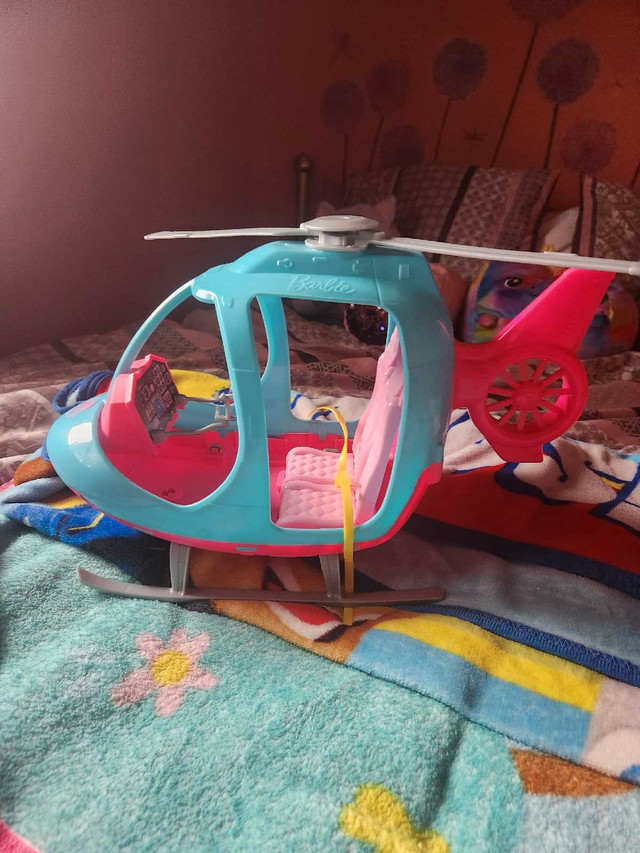 Barbie helicopter  in Toys & Games in Peterborough