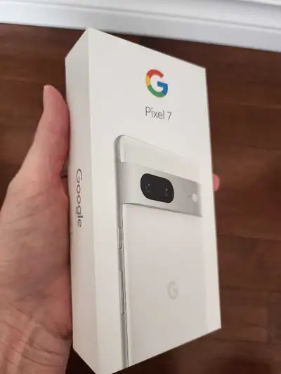 Brand NEW Google Pixel 7 snow colored, View more