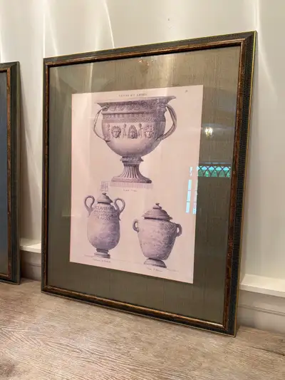 Art - A Larger Pair - Reproduction - Pierre Bouillons - Vases. Exceptional Condition. Larger Size: A...