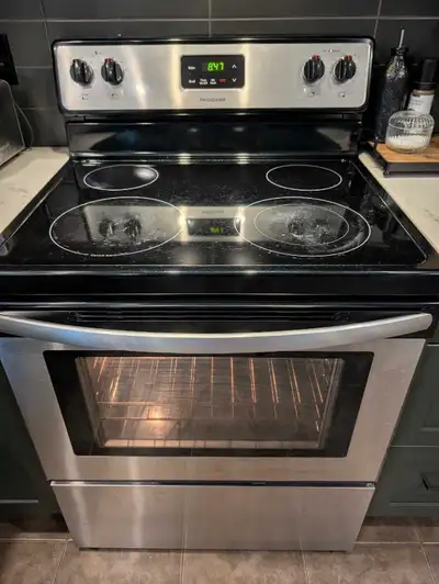 stainless stove, View more