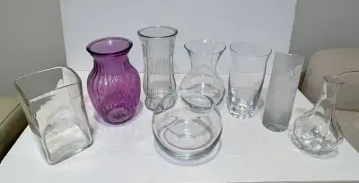 SMALL GLASS VASES , View more