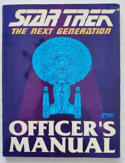 Vintage 1988 Star Trek The Next Generation TNG Officer's Manual, View more