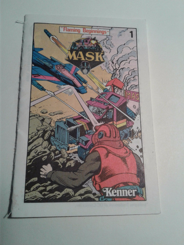 M.A.S.K.  comic booklets/picture sheet/ top piece VTG in Toys & Games in City of Toronto - Image 2