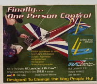 1992 R/C Launcher & Pit Crew Original Ad