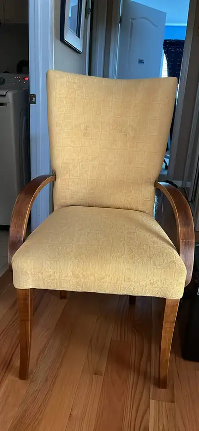 Shermag Upholstered Dining Arm Chair - Solid Wood , View more