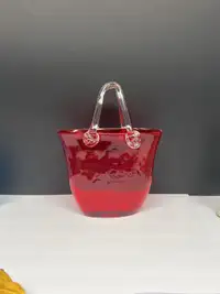 Art glass purse