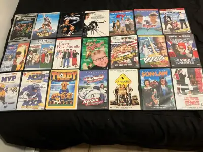 Sélection de films comédie pour enfants et famille dvd au choix. Si vous le désirez voir mes autres...