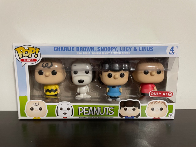 Funko Mini POP! Peanuts 4 Pack Target Exclusive  in Toys & Games in Mississauga / Peel Region