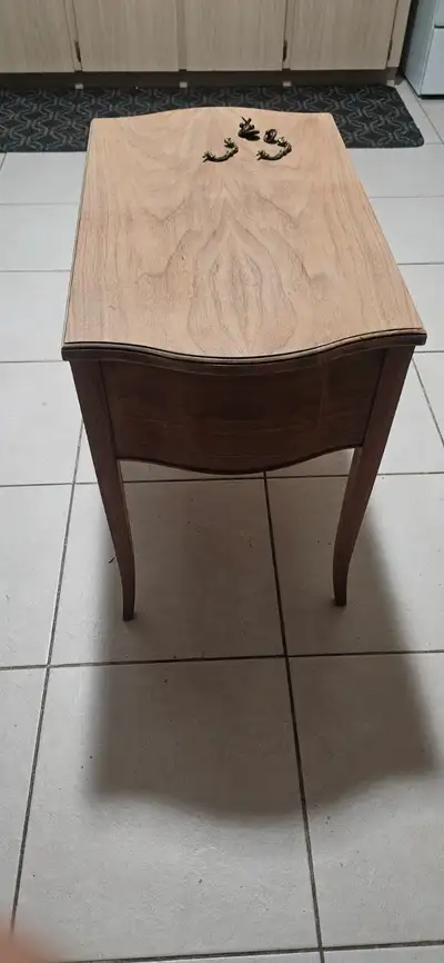 Antique side table from eaton's, View more