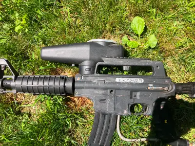 I’m selling my paintball markers , one is a tippman bravo one with cyclone feed hopper and e grip ,...