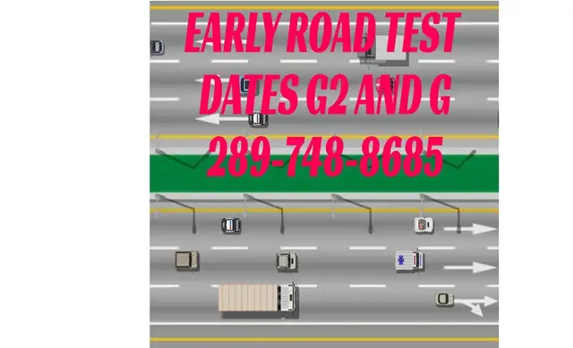 EARLY G2-G ROAD TEST (G2-G) BOOKING, DRIVING CLASSES