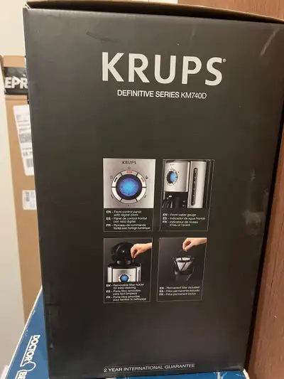 Krups coffee maker 12cups almost New, View more