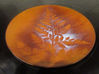 Vintage Copper on Enamel Plate