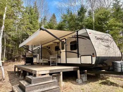 2019- 38ft Sportsman $35,000 Turn Key- fully furnished, dishes, bedding etc. Travel trailer with 4 b...