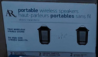 Lot de 2 haut-parleurs Bluetooth portables sans fil