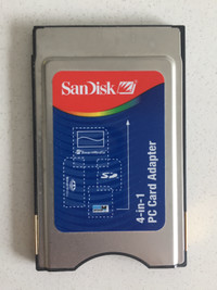 Sandisk 4 in 1 PC Card Adapter