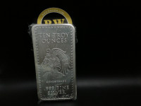 Cuauhtemoc Ten troy ounces .999 fine silver bar!!!