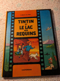 Tintin et le lac aux requins- ( vintage)