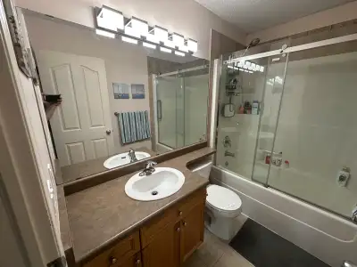 Complete bathroom cabinets for sale due to renovations. I have (3) different ones and we need them g...