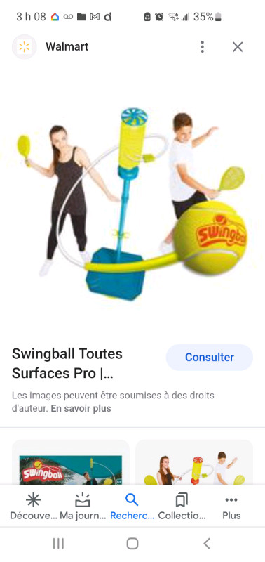 Swinball pro all surface dans Tennis et raquettes  à Laurentides - Image 2