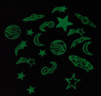 Glow in the Dark Planets and Stars