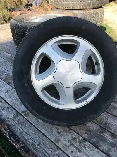 For Sale: 2 aluminum rims that will fit an older chev impala or similar model car. I had these on a...