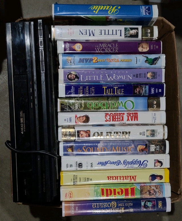 Vcr Player and family vhs movies CDs, DVDs & Bluray Edmonton Kijiji