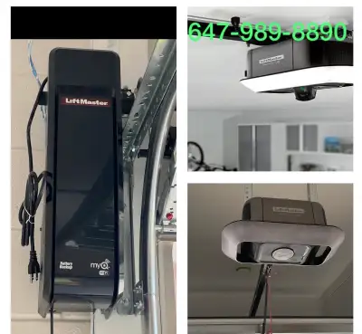 Chamberlain/Lift master Garage Openers Installations We install/repair all kinds of garage doors & O...