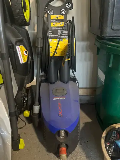 Pressure washer unused as I have a new. There was small leak at gun connection.. never bothered to r...