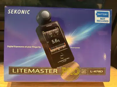 used Sekonic LITEMASTER PRO L-478D light meter.Still in original, View more