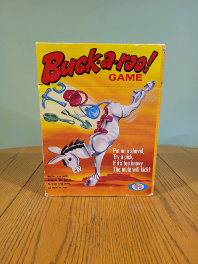 Original 1970 Ideal Buck-a-roo! Game. Bucking mechanism not working & needs repair or adjustment? ne...