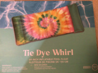 Tie dye Whirl Pool float *not opened*