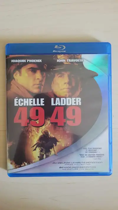 Ladder 49 Blu-ray - John Travolta Aucun shipping Argent comptant seulement