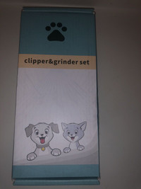 Clipper and grinder set for pets/pour Les animaux