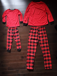 Red Checkered adult pyjama brand new/pyjama carreau rouge
