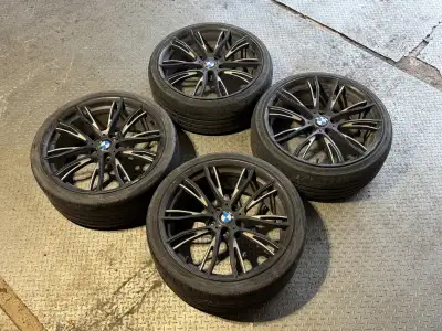 Factory M performance Wheels BMW 624M wheels 20” • Front: 20x8.5 ET33 • Rear: 20x10 ET44 • Bolt patt...
