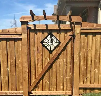 fence door