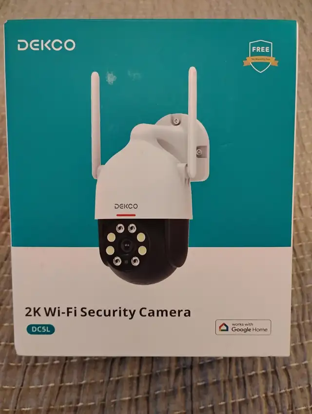 DEKCO 2K WiFi Outdoor Security Camera