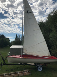 15' Wayfarer style sail boat