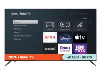 75 inch onn Roku tv (read description), View more